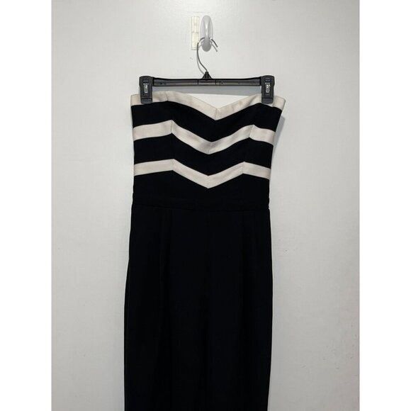 Parker Chevron Carmela Combo  Strapless  Women's Jumpsuit Size M - Picture 3 of 11